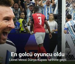 Messi, Dünya Kupası tarihinin en golcü ismi oldu