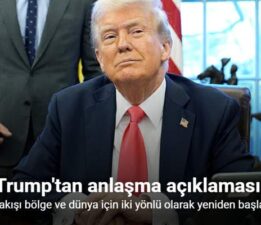 ABD Başkanı Trump: “İran anlaşması tüm bölgeye barış ve güvenlik getirecek”