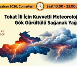 Tarım İl Müdürlüğü üreticileri uyardı, Tokat’ta “Kuvvetli Yağış Alarmı”