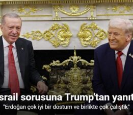 ABD Başkanı Trump: “Erdoğan çok iyi bir dostum ve birlikte çok çalıştık”