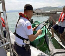 Jandarma, Almus Baraj Gölü’nde çevre nöbetinde