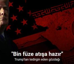 Trump’tan İran’a gözdağı: “Bin füze atışa hazır”