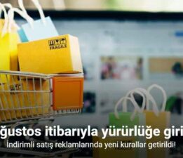 İndirimli satış reklamlarında yeni kurallar getirildi