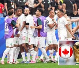 Kanada’yı 3-0 yenen “Fas” çeyrek finalde