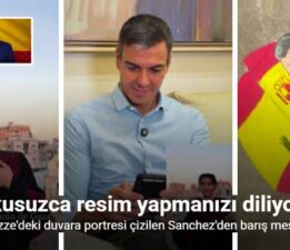 İspanya Başbakanı Sanchez’den portresini çizen Gazzeli gençlere teşekkür