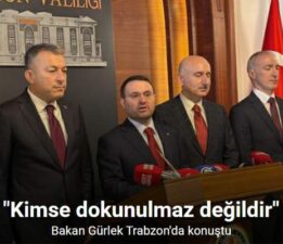 Adalet Bakanı Akın Gürlek: “Kimse dokunulmaz değildir”