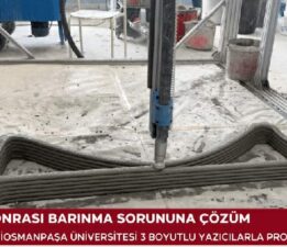 TOGÜ öncülüğünde “3D Yazıcı” teknolojisiyle hızlı konut üretimi