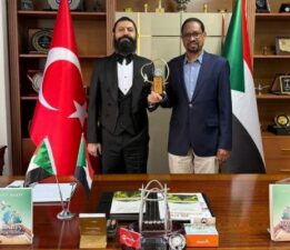 Akif Manaf’a “Sudan-Türkiye Barış Ödülü” verildi