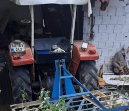 Traktörün freni patladı: 1 ölü