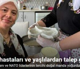 Cumhurbaşkanı ve NATO liderlerinin tercihi doğal manda yoğurduna yoğun ilgi