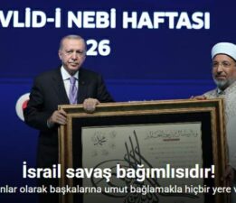 Cumhurbaşkanı Erdoğan: “Müslümanlar olarak başkalarına umut bağlamakla hiçbir yere varamayız”