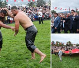 Pehlivanlar Tokat’ta Er Meydanı’nda sahne aldı