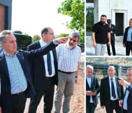 Rektör Yılmaz, Kampüste devam eden çalışmaları yerinde inceledi