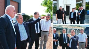 Rektör Yılmaz, Kampüste devam eden çalışmaları yerinde inceledi