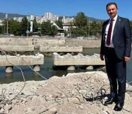 Vekil Aldemir, Yıkılan TEDAŞ ve Kömeç köprüleri hakkında paylaşım yaptı