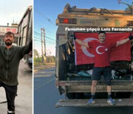 Sivas’ta çekilen görüntüler Türkiye dostu fenomen çöpçü Luis Fernando Sanchez’ı akıllara getirdi