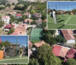 Köy çocuklarının futbol sevgisi lige dönüştü