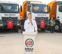 Erbaa Belediyesi araç filosunu güçlendirdi