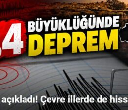Şanlıurfa’da 5,4 büyüklüğünde deprem