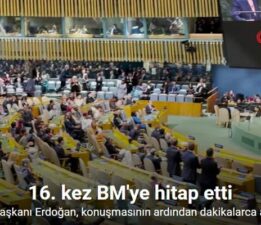 Cumhurbaşkanı Erdoğan, BM konuşmasının ardından dakikalarca alkışlandı