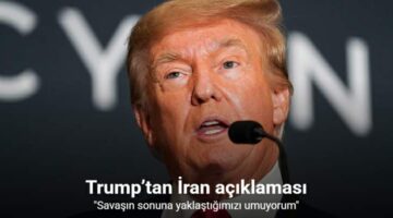 Trump’tan İran açıklaması: “Savaşın sonuna yaklaştığımızı umuyorum”