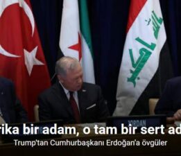 Trump’tan Cumhurbaşkanı Erdoğan’a övgüler: “Harika bir adam, o tam bir sert adam, onunla uğraşmayın”