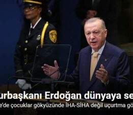Cumhurbaşkanı Erdoğan: “Filistin halkının mücadelesini bu kürsüden dünyaya duyurmaya devam edeceğiz”