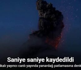 Meksikalı yayıncı canlı yayında yanardağ patlamasına denk geldi