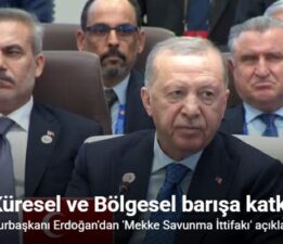 Cumhurbaşkanı Erdoğan’dan ‘Mekke Savunma İttifakı’ açıklaması