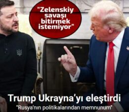 Trump Ukrayna’yı eleştirdi, Rusya’nın politikalarından memnun olduğunu ifade etti