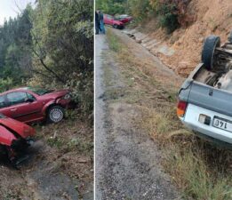 Tokat-Niksar kara yolunda aynı mevkide iki kaza: 3 yaralı