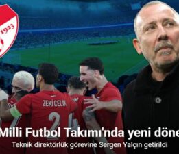 A Milli Futbol Takımı’nın yeni teknik direktörü Sergen Yalçın oldu