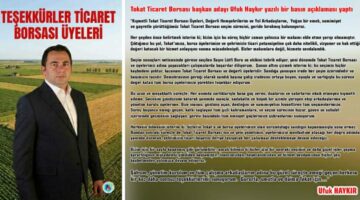 Ufuk Haykır’ın yazılı basın açıklaması
