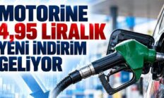 Motorine 4,95 TL indirim geliyor
