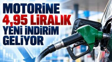 Motorine 4,95 TL indirim geliyor