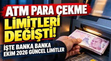 Bankaların limitleri değişti, 50 bin lirayı tek seferde verecek